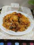 Eggs poppy seeds biryani