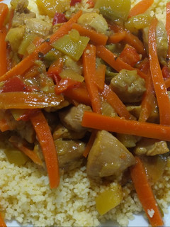 Una foto de Cuscús de pollo