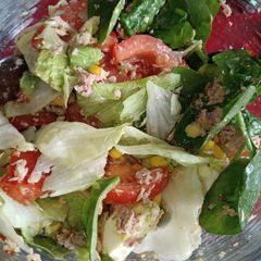 A picture of Sweetcorn Salad with Wholegrain Mustard and Lemon Dressing.