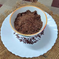 A picture of Flax Podi Powder.