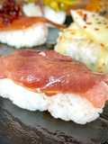 Sushi Ibérico: Nigiri atún y jamón