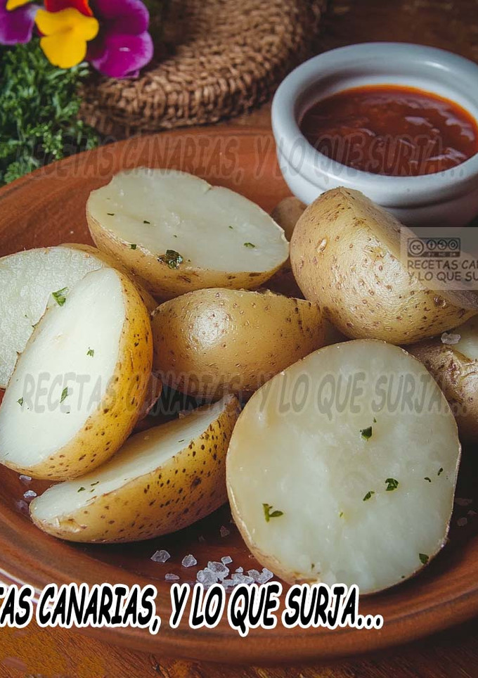 Una foto de Papas barqueras