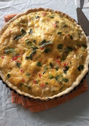 Una foto de Tarta de Puerro 