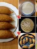 Katayef with Nuts filling