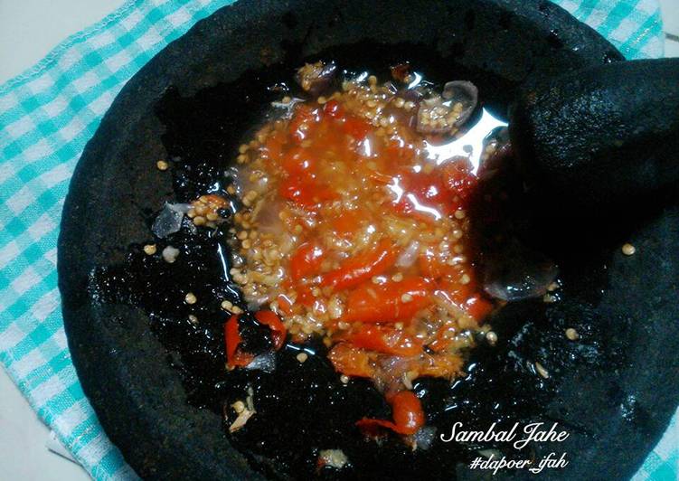 Bagaimana Membuat Sambal Jahe asli betawi yang Enak Banget