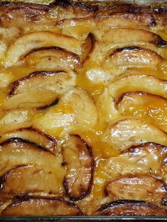 Una foto de Tarta de manzana y almendra (en Thermomix)