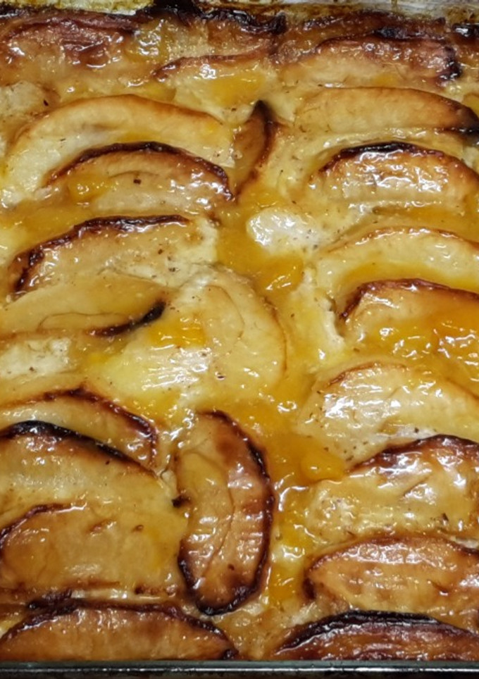 Una foto de Tarta de manzana y almendra (en Thermomix)