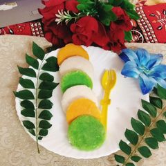 Tiranga idli (tricolour idli) 🇮🇳🇮🇳🇮🇳🇮🇳🌹 A picture of Tiranga idli (tricolour idli) 🇮🇳🇮🇳🇮🇳🇮🇳🌹.