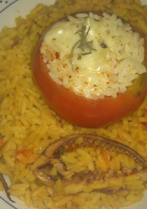 Una foto de Tomates rellenos sorpresa