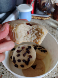 Una foto de Muffins de Banana y yogurt. SIN TACC (Con harina de arroz)