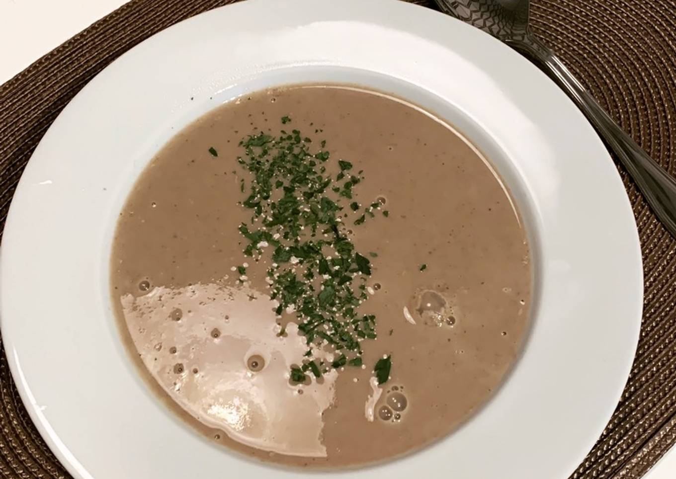 Crema de champiñones en la MCC