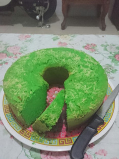 Foto resep Bolu Pandan 4 telur, empuk & tinggi
