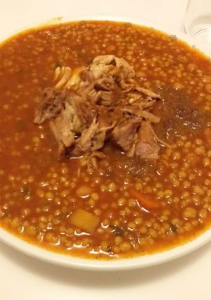 صورة لوصفة بركوكس بالدجاج