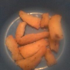 A picture of Fried ugali.