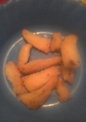 A picture of Fried ugali.