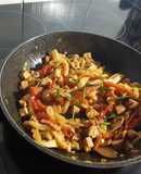 Wok de vegetales y tofu🌿
