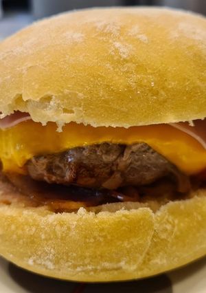 Una foto de Hamburguesa Guinness