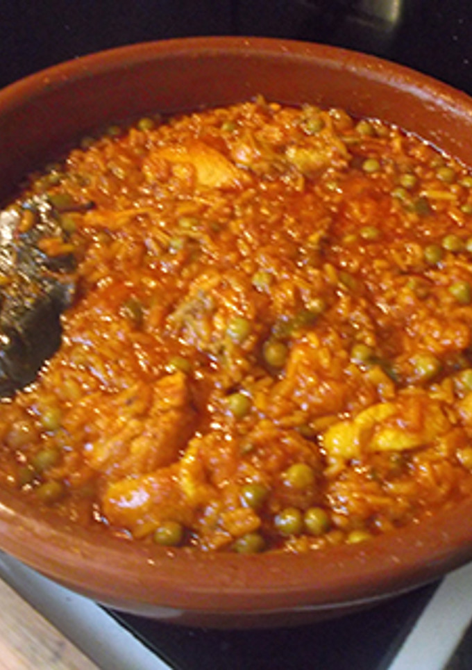Una foto de Arroz con pollo