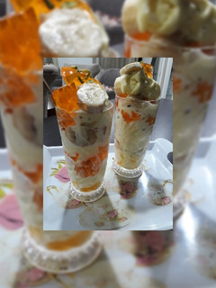 عکسی از دستور شیک بستنی