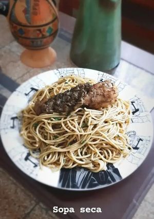 Una foto de Sopa seca