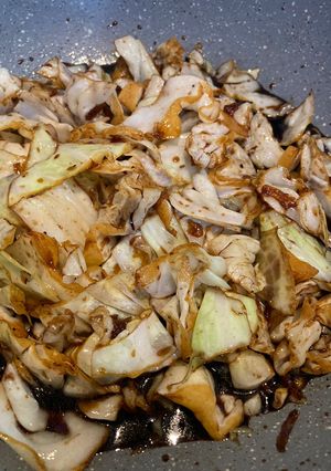 Gambar Sayur Kobis kicap berlada hitam