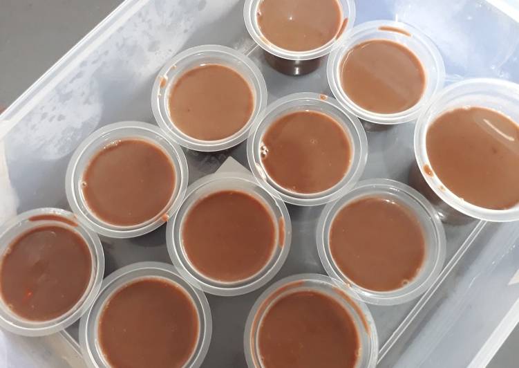 Silky pudding coklat simpel