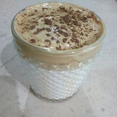 A picture of Dalgona coffee.