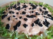 Una foto de aperitivo de palmitos