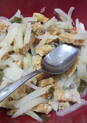Foto resep Tumis tempe Labu Siam