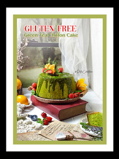 Foto resep Green tea chiffon cake ~ Gluten free