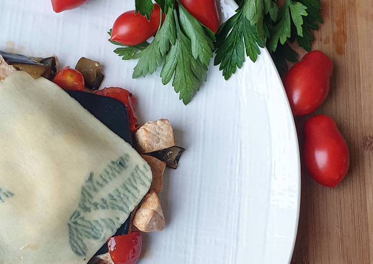 How to Prepare Qualsiasi sera della settimana Raviolo aperto pesce spada e ricotta di capra