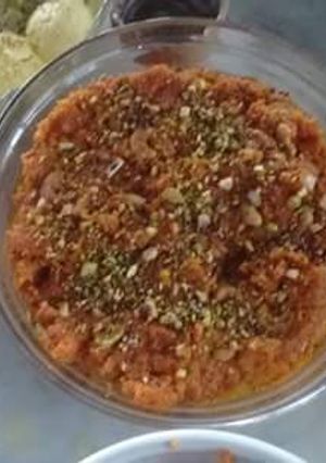 A picture of Gajar Ka halwa.