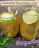 Lemongrass Tea with Honey & Lime (Teh Sereh dgn Madu & Jeruk Nipis)