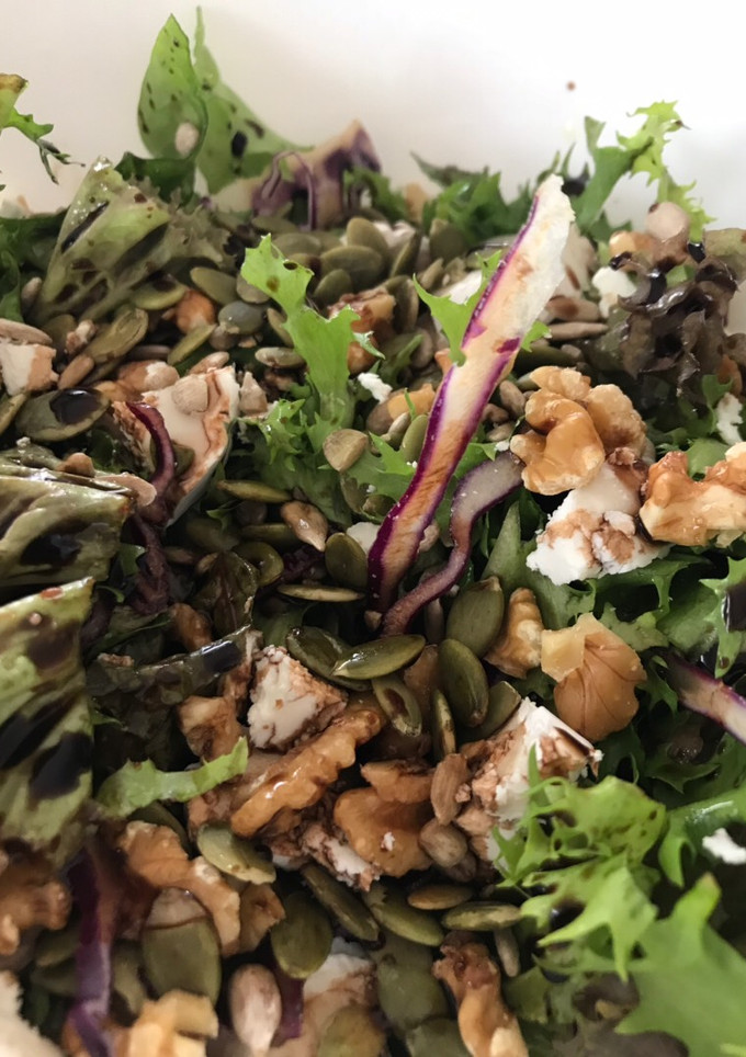 Una foto de Ensalada de otoño