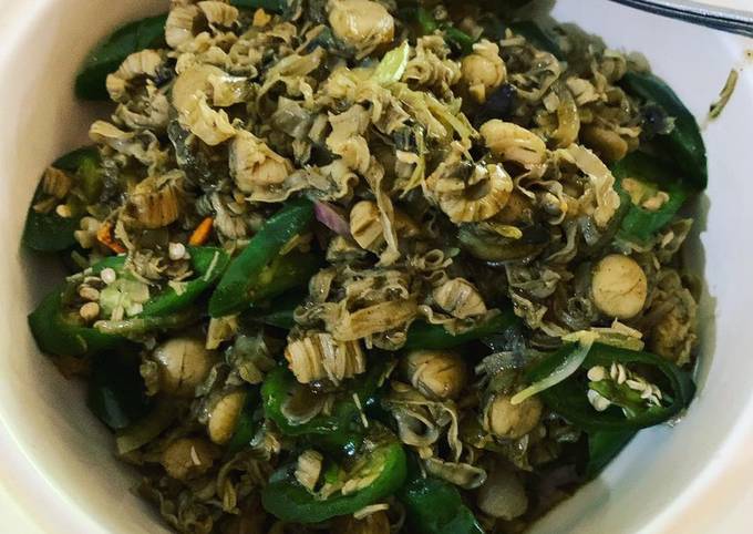 Tumis Simping Saus Tiram