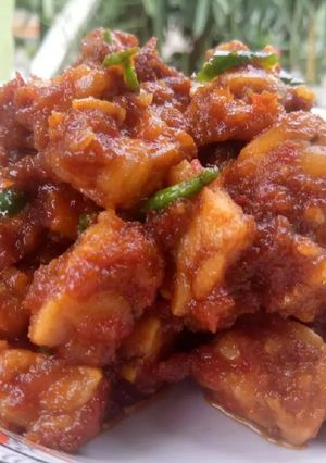 Foto resep Orek tempe basah bumbu ulek