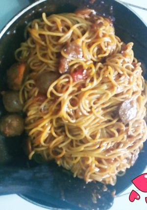Foto resep Spaghetti Saos Bolognese