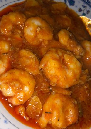 Foto resep Udang Pedas Manis Sederhana