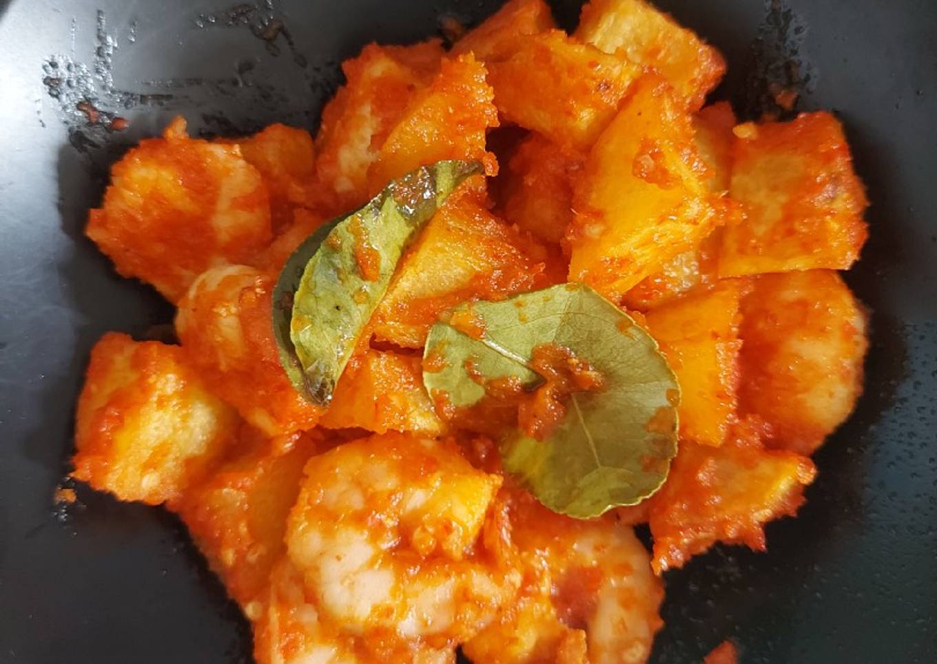 Kentang Balado Udang