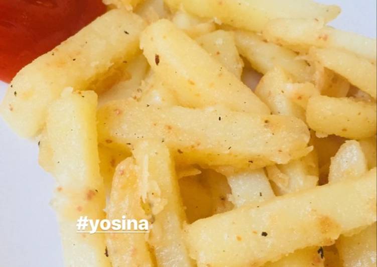 Resep: Kentang goreng(french fries) yang Renyah