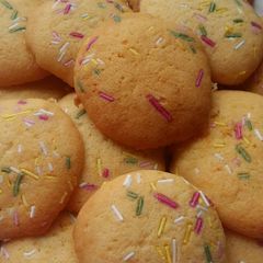 A picture of Vickys Condensed Milk* Cookies, GF DF EF SF NF.