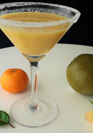 Une photo de Smoothie à l'orange chocolat