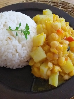 Una foto de Guiso de Garbanzos con arroz