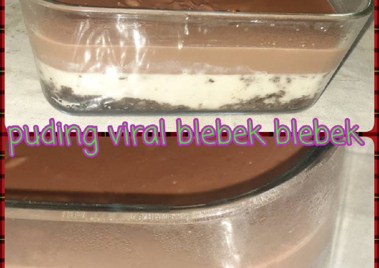 Puding viral blebek blebek