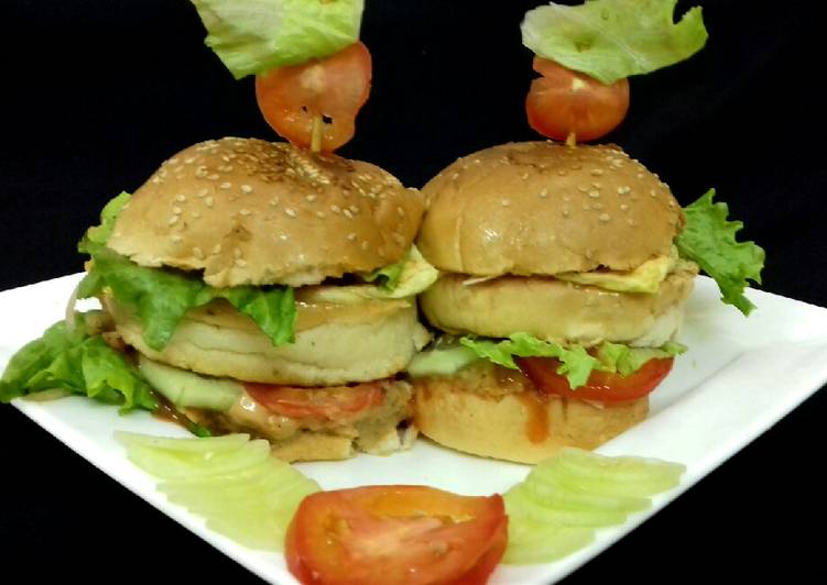 Recipe: Perfect Street Burger (Anday wala Burger)