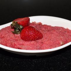 Strawberry halwa A picture of Strawberry halwa.
