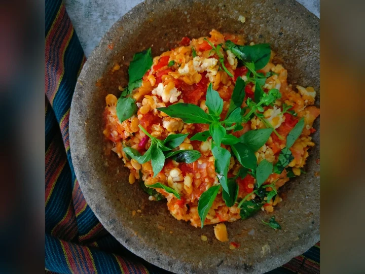 Langkah Gampang Menyiapkan Resep Sambal Tempe Kemangi yang Lezat Sekali Anti Ribet, Lezat