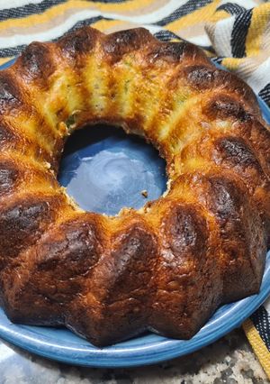 Una foto de Soufflé de jamón, queso y tallitos de espinaca 🍃