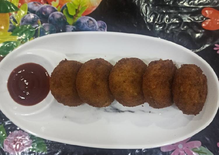 Recipe of Perfect Leftover pulao kabab with mayo cheese stuffing