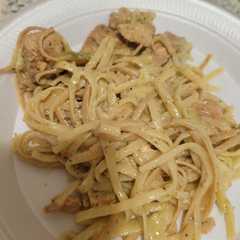 Una foto de Pasta con pescado